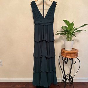 Lulu's Dark Teal Maxi Dress